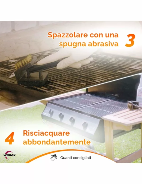 Grill-mex Detergente Forno, Grill, Piastre 750ml - immagine 4