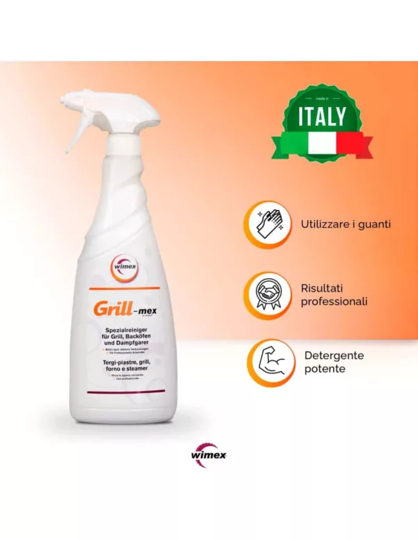 Grill-mex Detergente Forno, Grill, Piastre 750ml - immagine 9