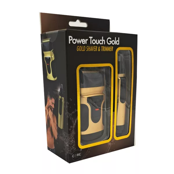 Power Touch Gold Edition Rasoio + Regolapeli + Kit Toletta - immagine 3