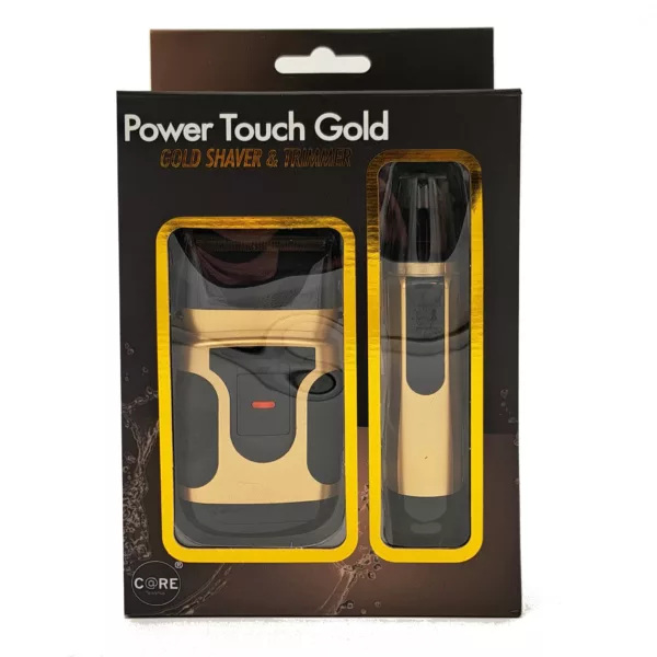 Power Touch Gold Edition Rasoio + Regolapeli + Kit Toletta - immagine 2