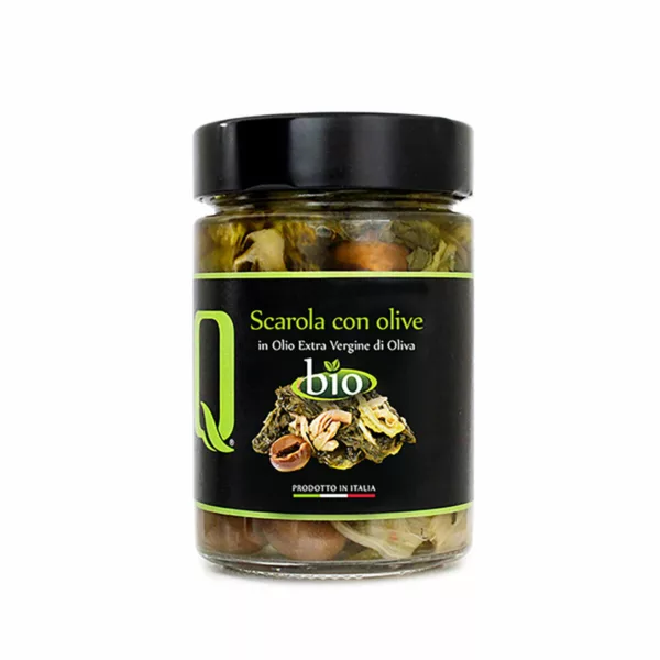 Scarola con Olive gr 320 | Bio Quattrociocchi